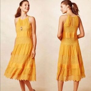 HD IN PARIS | anthropologie vilanelle tiered prairie dress S
